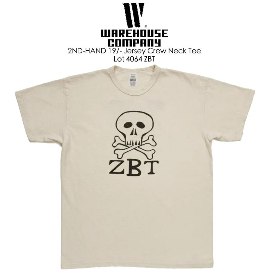 WAREHOUSE（ウエアハウス） LOT 4064 ZBT 2ND-HAND クルーネック TEE