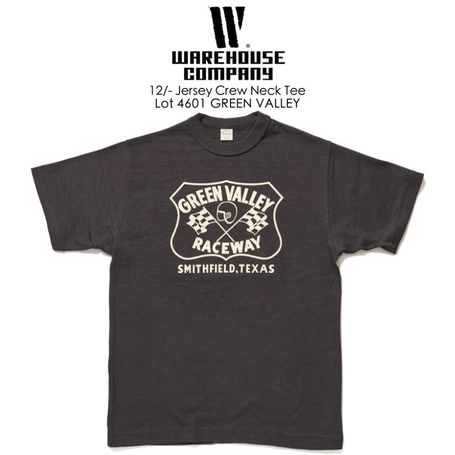 WAREHOUSE（ウエアハウス） LOT 4601 GREEN VALLEY 12/- 天竺クルー
