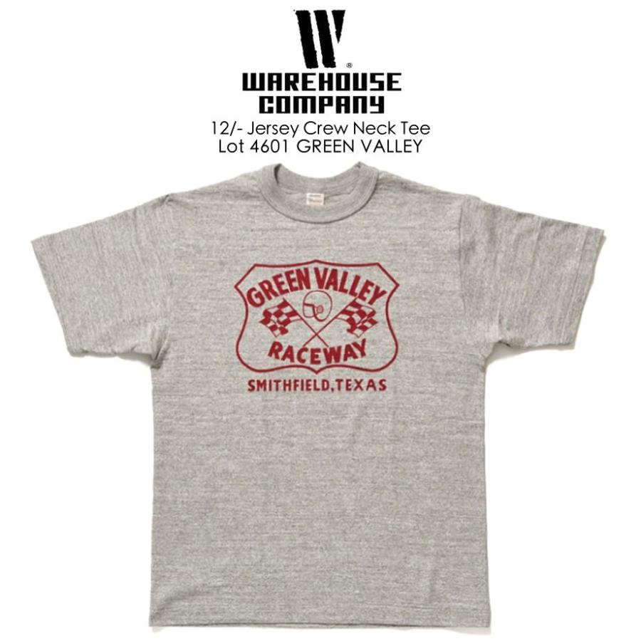 WAREHOUSE（ウエアハウス） LOT 4601 GREEN VALLEY 12/- 天竺クルー