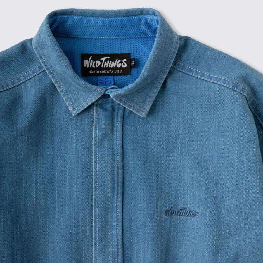 ワイルドシングス(WILD THINGS NANOTEX )デニム厚手長袖シャツ WILD THINGS ワイルドシングス WILDTHINGS DENALI SHIRT ナノ