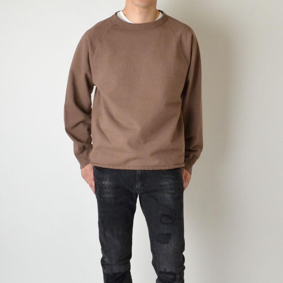WALLA WALLA SPORT ワラワラスポーツ 13oz CREW SWEAT SHIRT スウェットシャツ クルーネック トレーナー 後染め 無地_7