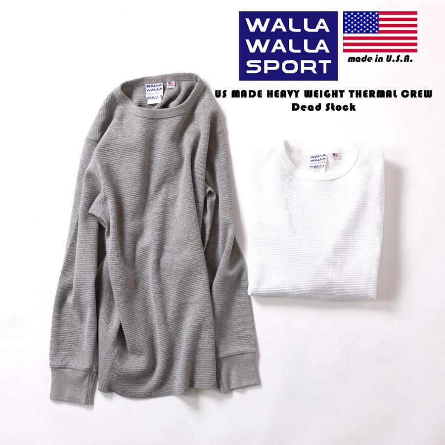 WALLA WALLA SPORT（ワラワラスポーツ） US MADE THERMAL CREW LONG