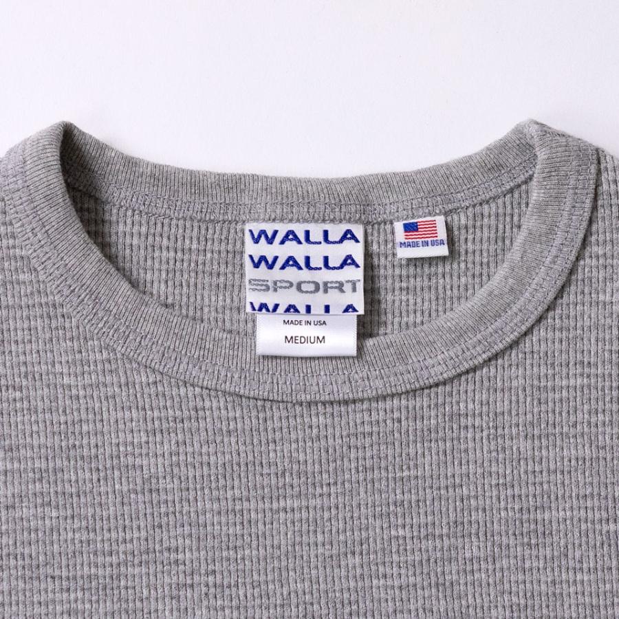 WALLA WALLA SPORT（ワラワラスポーツ） US MADE THERMAL CREW LONG 