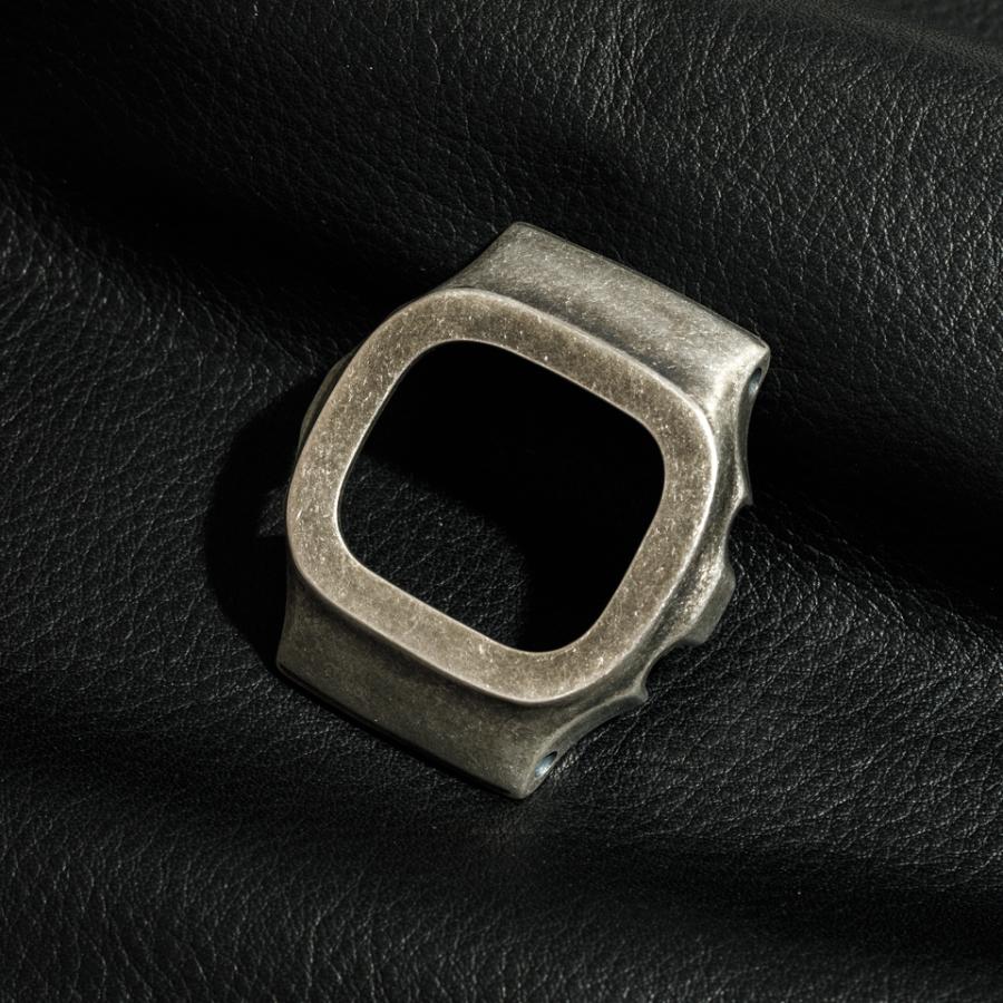 g-shock DW-5600UBB-1JF カスタム シルバー925ベゼル G-SHOCK RAYCLASSICS 5600 CUSTOM BEZEL VINTAGE SILVER 腕時計用