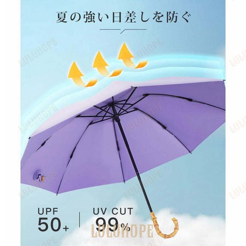 折りたたみ傘 晴雨兼用 UVカット 傘 メンズ レディース 軽量 ジャンプ コンパクト 遮光 遮熱 耐強風 撥水 熱中症対策 涼しい 紫外線対策 プレゼント おしゃれ｜ray-st｜11