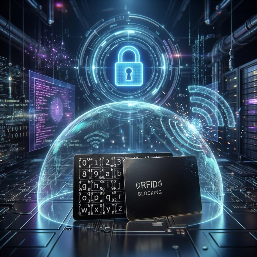 【1枚2役】パスワード生成メタルカード（両面スキミング防止・RFID/NFCブロック） 強力なパスワードを簡単作成 財布に入る金属製セキュリティカード |  | 02