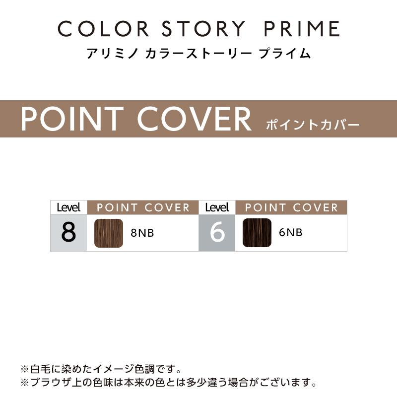 アリミノ カラーストーリー プライム ポイントカバー 1剤・2剤 各30g |  8NB 6NB 酸化染毛剤 ヘアカラー ポイントカラー 白髪ケア | カラーストーリー | 01