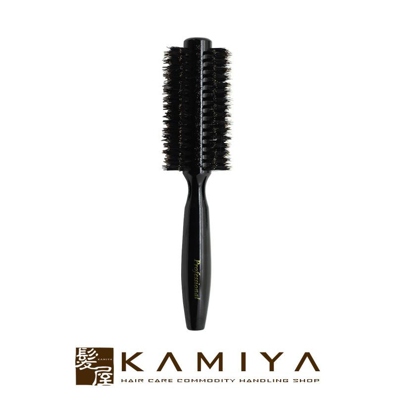 大阪ブラシ プロ用ブラシ ロール（大）（ブロー用）|ヘアブラシ ヘアーブラシ 猪毛 獣毛 艶 ツヤ サラサラ スタイリング プレゼント ギフト ヘアケア サロン専売 | 