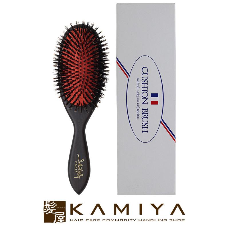 大阪ブラシ シャトリクッションブラシ 猪毛大（セット用）|ヘアブラシ