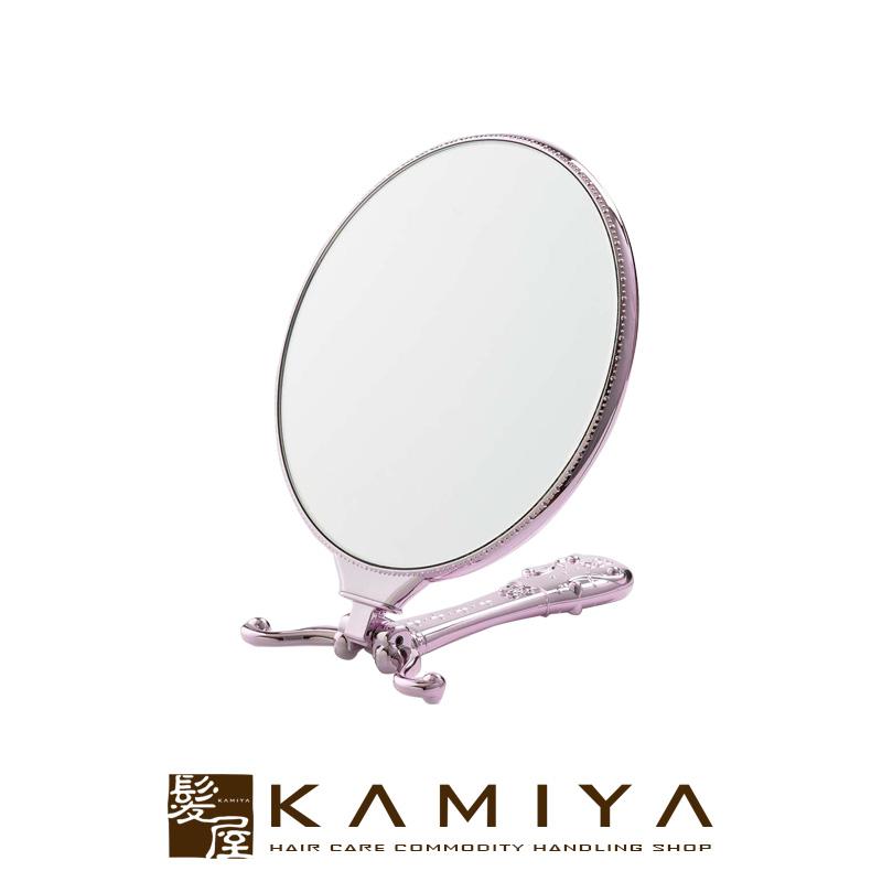 トゥインクル ハンド＆スタンドミラー|ピンク ゴールド シルバー 手鏡