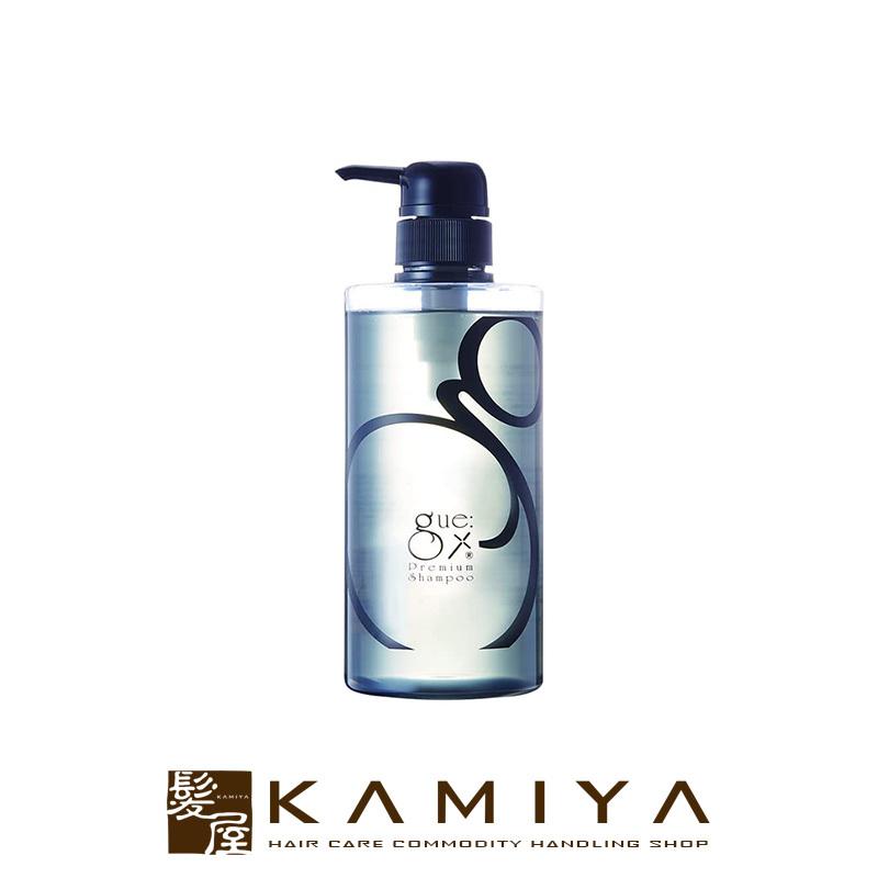 ギュープレミアム シャンプー 500ml|頭皮トラブル 髪のダメージ 頭皮ケア トリプルガンマリノレン酸配合 アミノ酸系シャンプー アミノ酸 血行促進 美容院専売 | 馬油