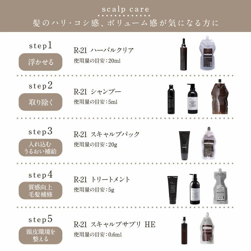 SUNCALL サンコール R-21 シャンプー 270ml ＋ トリートメント