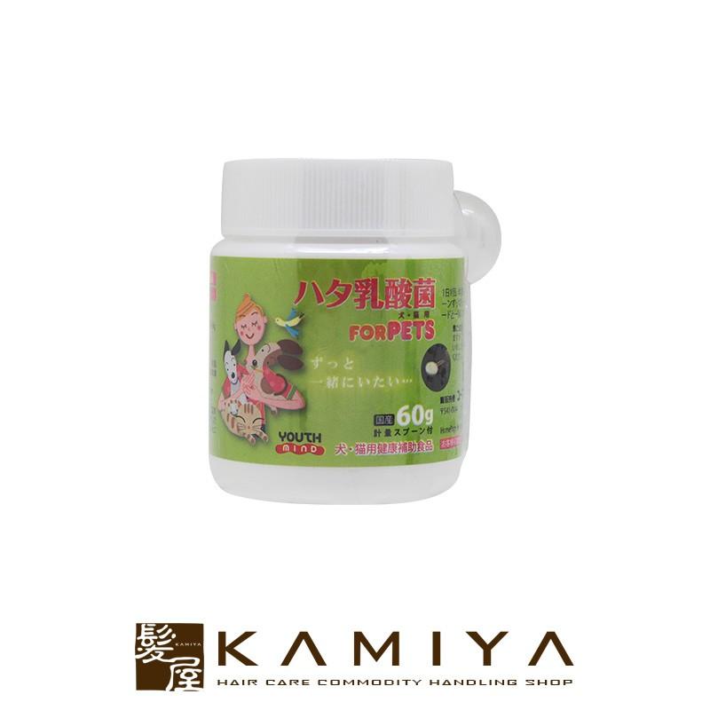 2021最新作】 ハタ乳酸菌 FOR PETS 60g 計量スプーン付 ペット用