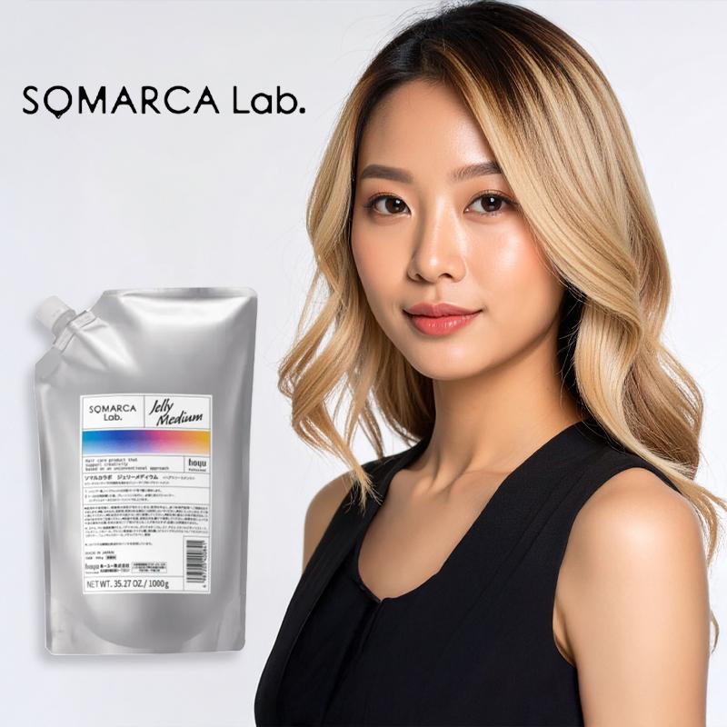 hoyu（ホーユー） ソマルカラボ. ジェリー メディウム 1000g|クリア剤