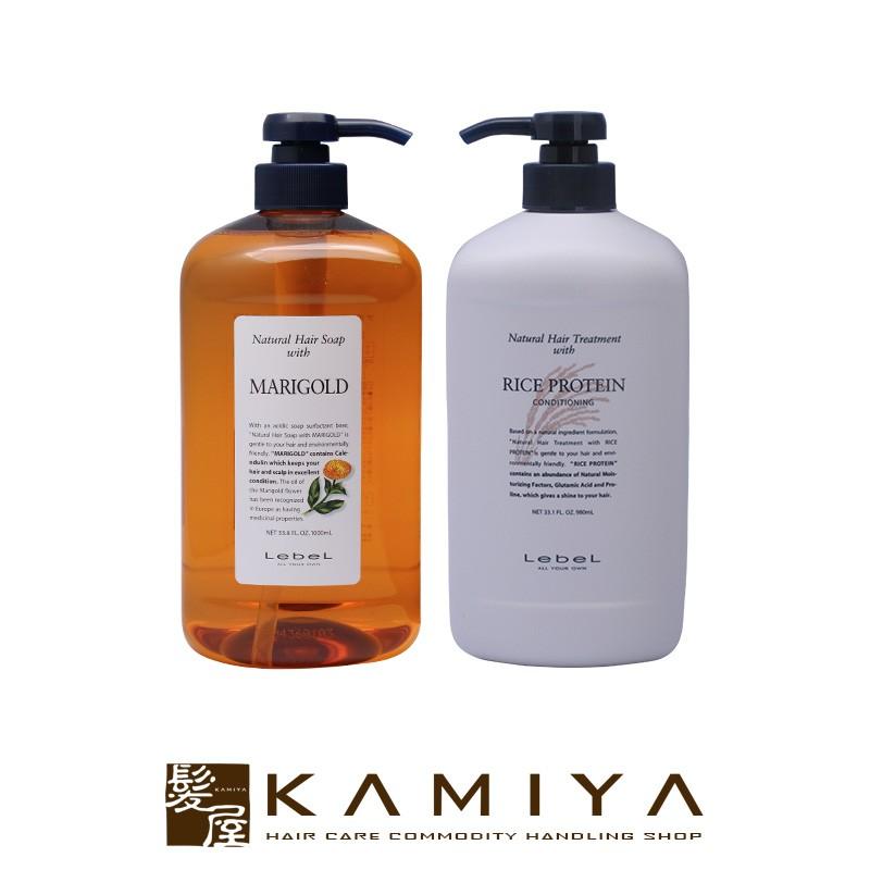 LebeL（ルベル） ナチュラルヘアソープ ウィズ MG 1000ml 1個 ＋ ヘア 