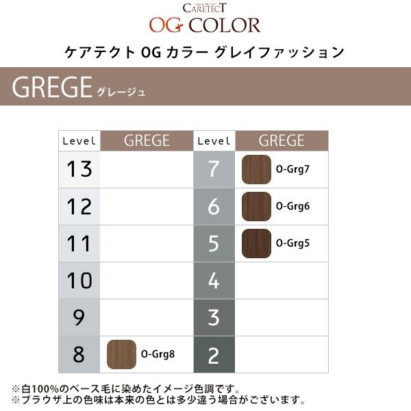 ファッションカラー ナプラ ケアテクト OG カラー グレイファッション