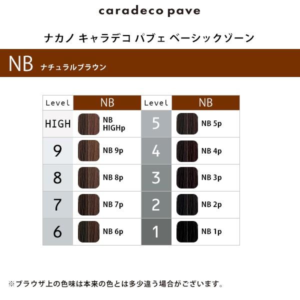 【新品・未使用】ナカノ 中野製薬 キャラデコ パブェ　カラー剤 75本 ナカノ キャラデコ パブェ ベーシックゾーン 1剤 ナチュラル