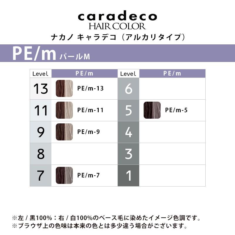 ナカノ キャラデコ アルカリタイプ モデレートカラー 1剤 パールM 80g