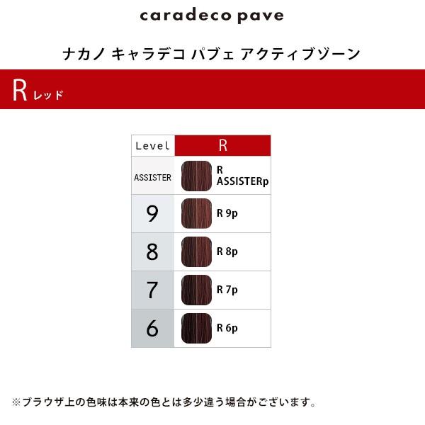 ナカノ キャラデコ パブェ アクティブゾーン 1剤 レッド 80g