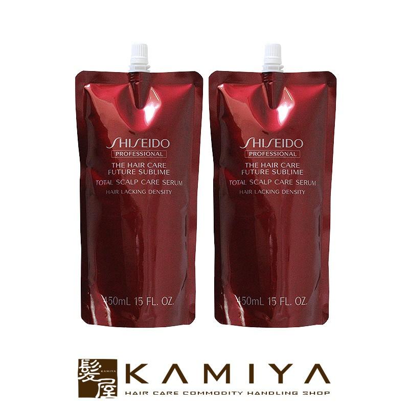 激安 セール 資生堂 プロフェッショナル フューチャーサブライム トータルスカルプケアセラム 450ml 詰替用 2個セット Shiseido ザヘアケア 高い買取 Waalbhof Org