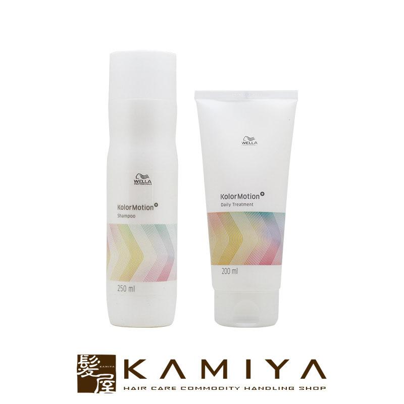 ウエラ プロフェッショナル カラーモーション シャンプー 250ml デイリートリートメント 0ml 計2個 お試しセット Wella ウエラ カラーモーション W 髪屋 Yahoo ショッピング店 通販 Yahoo ショッピング