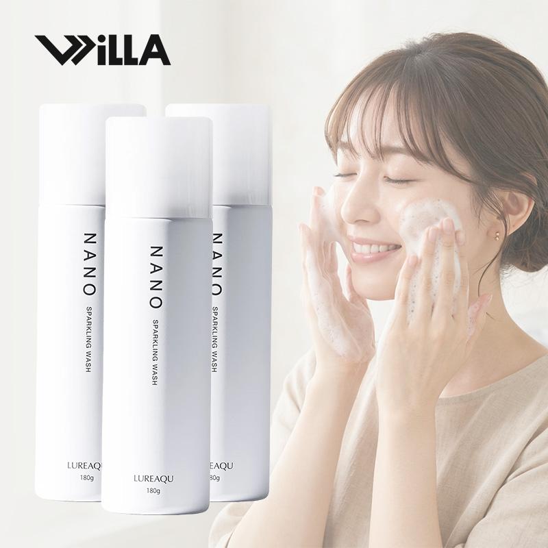 WiLLA ウイルエー ルリーク ナノ スパークリングウォッシュ 180g 3本 WiLLA（ウイルエー） ルリーク ナノ スパークリングウォッシュ 180g×3