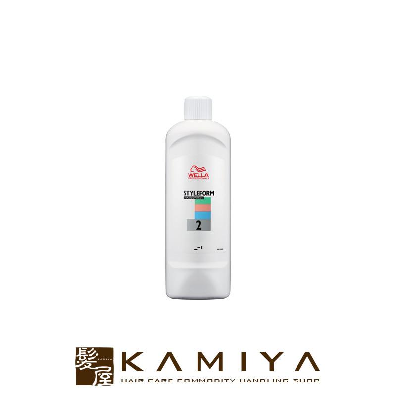 スタイルフォーム ヘアコントロール ウエラ 共通 2剤 400ml|F 硬毛用 N