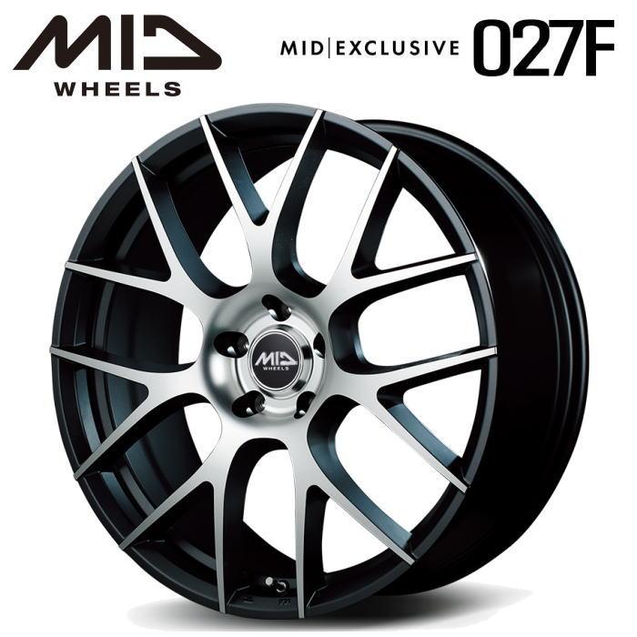 RMP MID RMP 027F 19インチ 8J インセット38 5穴 PCD 114.3 セミグロス 
