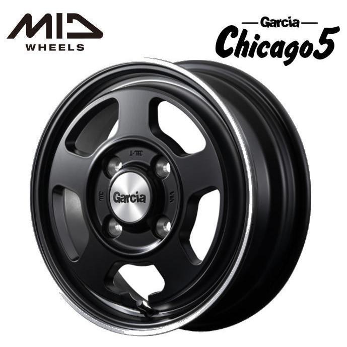 マルカサービス シカゴ Chicago5 15インチ 4.5J インセット45 4穴 PCD 