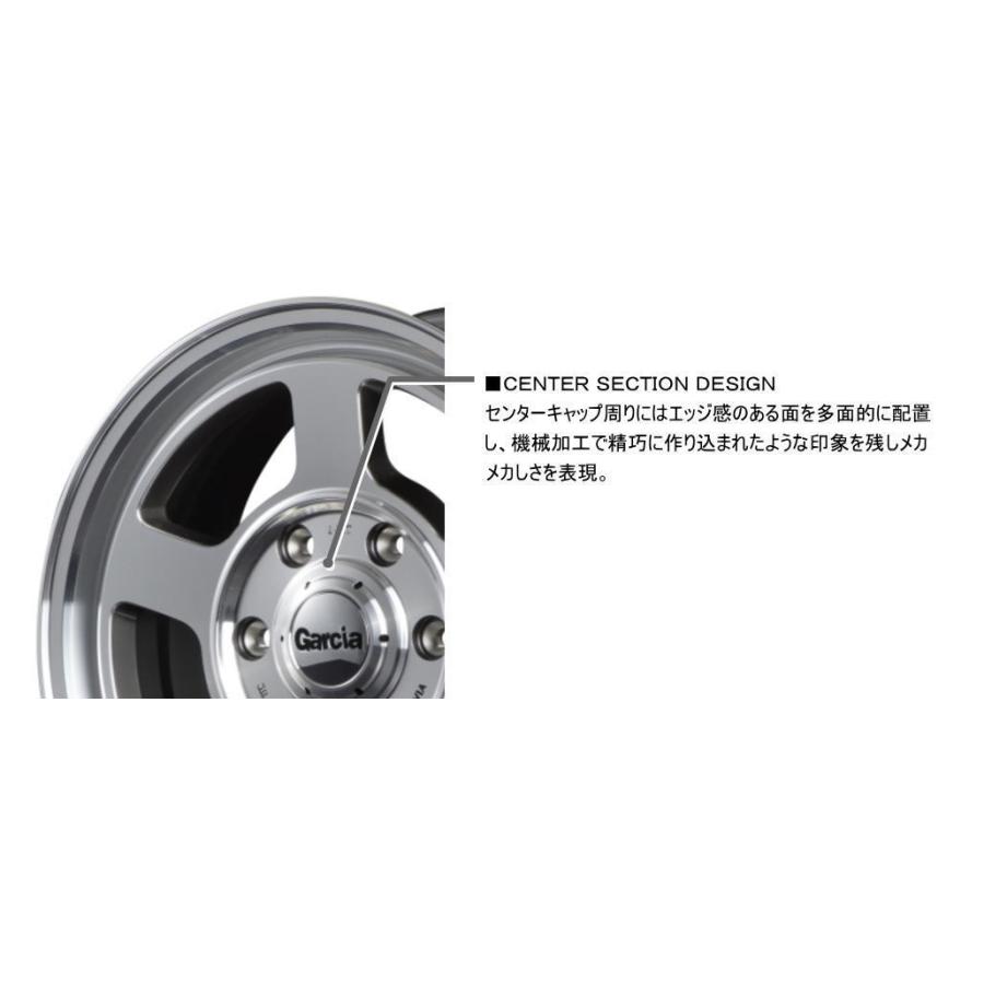 ジムニーシエラJB74W マルカサービス Chicago5 15インチ 6J インセット-5 5穴 PCD 139.7 メタリックグレーポリッシュ ホイール単品4本｜raybros｜06