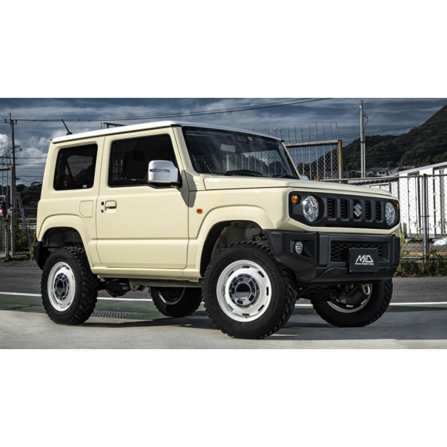 送料込 ナット付 ジムニー JB23 JB64 アルミホイール16インチ +22 マルカサービス ホイールナット付 ジムニーJB23W/JB64W専用 CISCO 16
