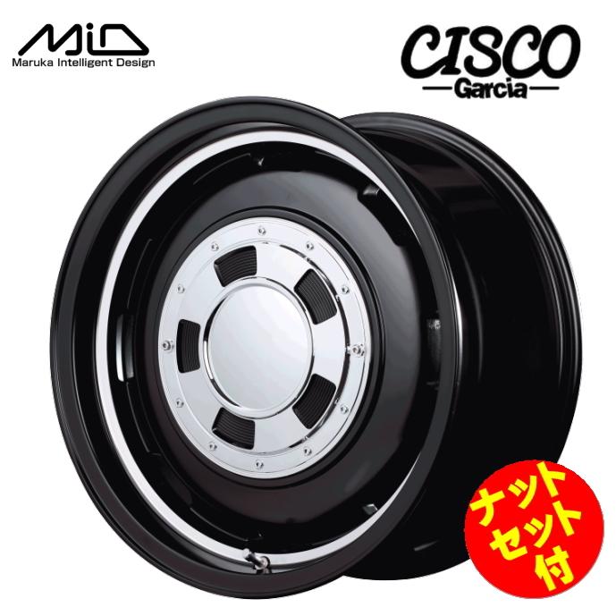 ホイール　専用 マルカサービス ホイールナット付 ジムニーシエラJB74W専用 MID CISCO