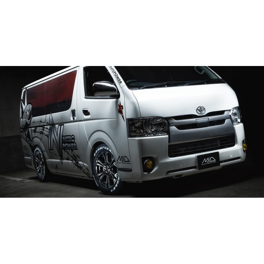 [美品] ハイエース　ナイトロパワー ジャベリン  17インチ ハイエース】ナイトロパワー ジャベリン17インチ装着でオフロード