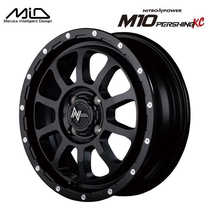 マルを マルカサービス NITROPOWER M10PERSING KC 14インチ 4.5J インセット45