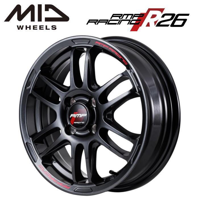 RMP マルカサービス MID RMP RACING R26 16インチ 6J インセット50 4穴 