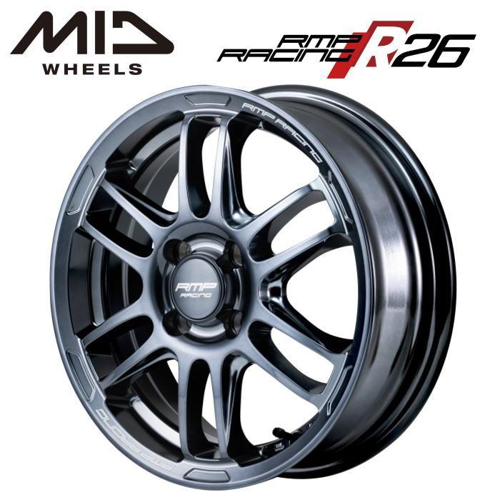 RMP マルカサービス MID RACING R26 16インチ 6J インセット50 4 RMP マルカサービス MID RACING R26 16インチ 6J インセット50 4