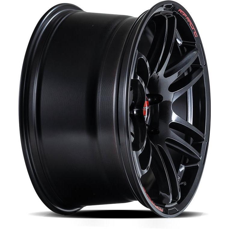 ブラックスポークデザイン 17インチホイールセット１ページ目　タカ マルカサービス ゼスト(スパーク) JE系 アルミホイール 4本