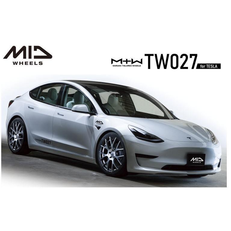 マルカサービス MID MTW TW027 for TESLA 19インチ 8J インセット33 5