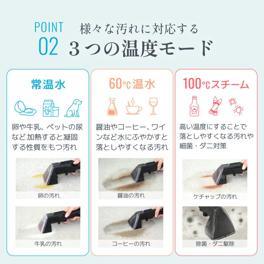 レイコップ（RAYCOP） 公式ストア 吸引式スチーム クリーナー 2026年