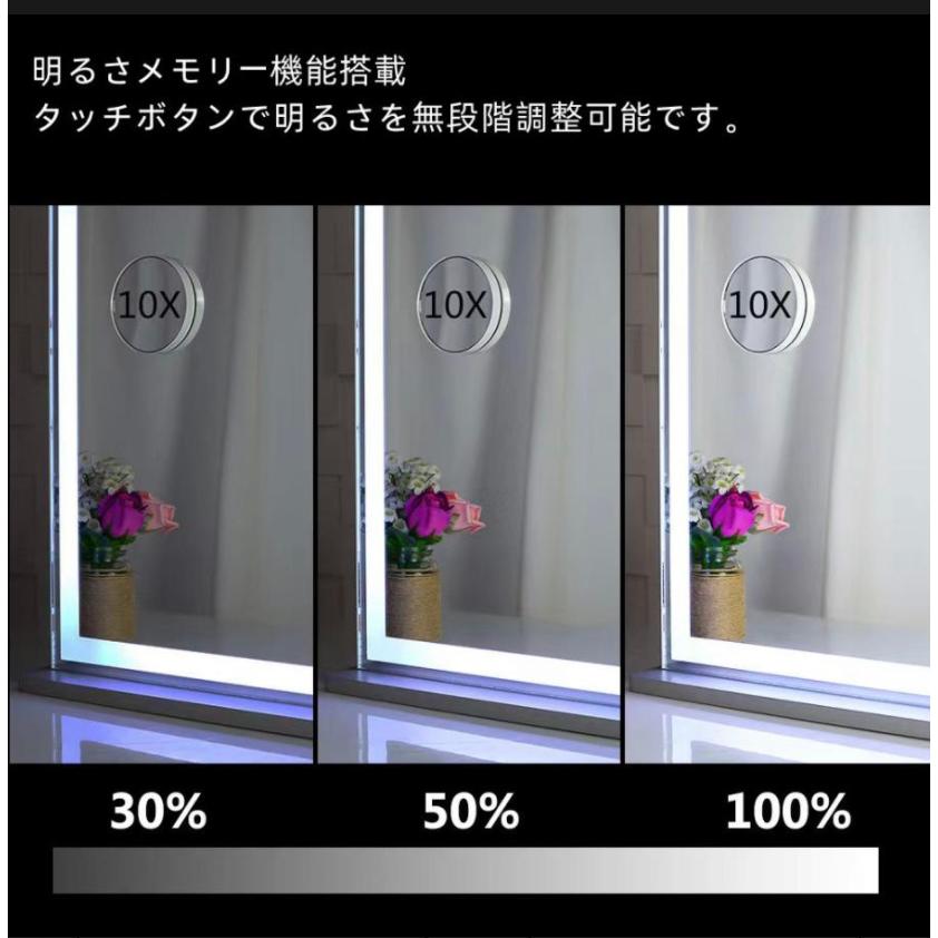 ドレッサー オシャレ 新生活応援 自社製品 北欧風 化粧台 幅60cm LEDミラー お姫系 女優ミラー スツール付き 寝室 化粧テーブル 小さい化粧台 コスメ台 収納 |  | 02