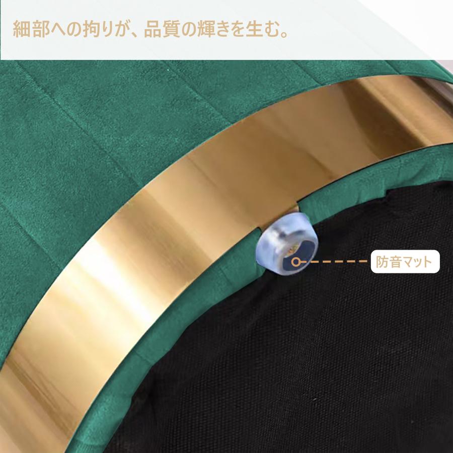 F＆I スツール ベロア ベルベット おしゃれ ラウンドスツール 丸椅子