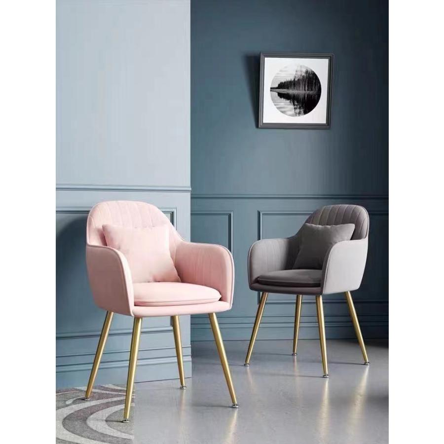 ダイニングチェア 自社製品 椅子 ベロア調 ワイドチェアー ソファチェア  ベロア ベルベット ソファ椅子 スツール 背もたれ椅子 可愛い 大人気  SF03 | F＆I | 05