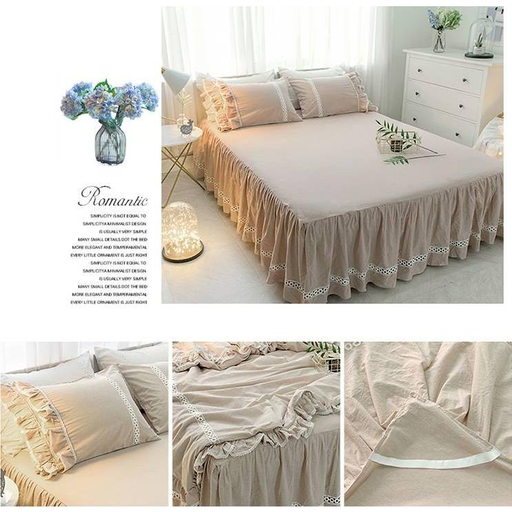 寝具 カバーセット 綿100％ 6色 ブルー ピンク グレー 枯色 薄緑