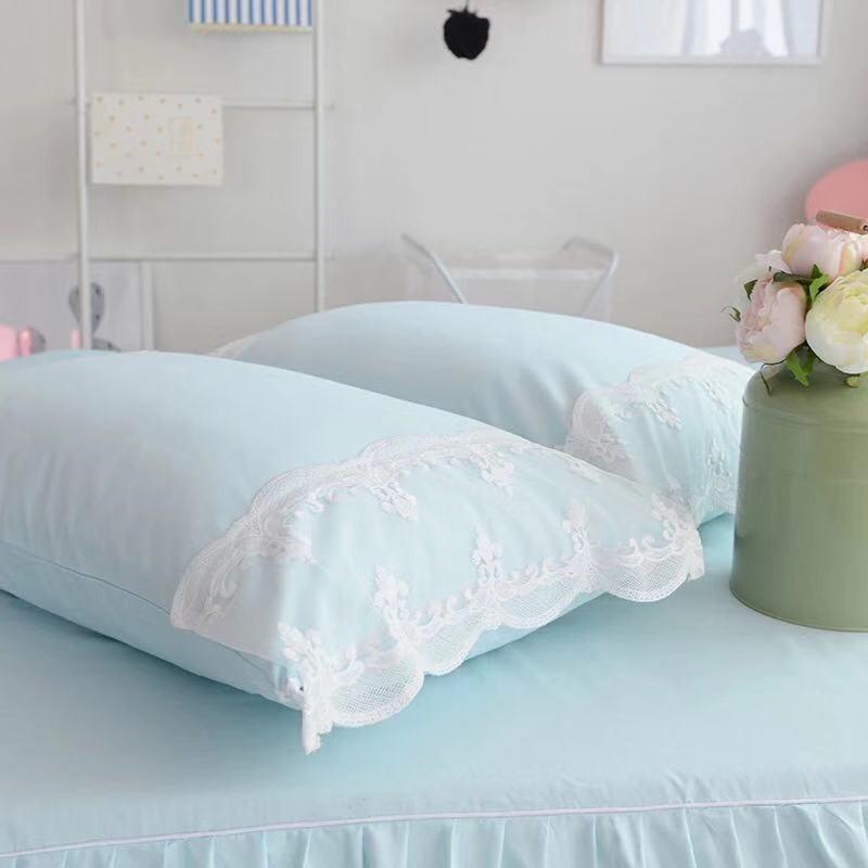 寝具 カバーセット 5色 レース フリル シンプルカラー B113 |  | 08