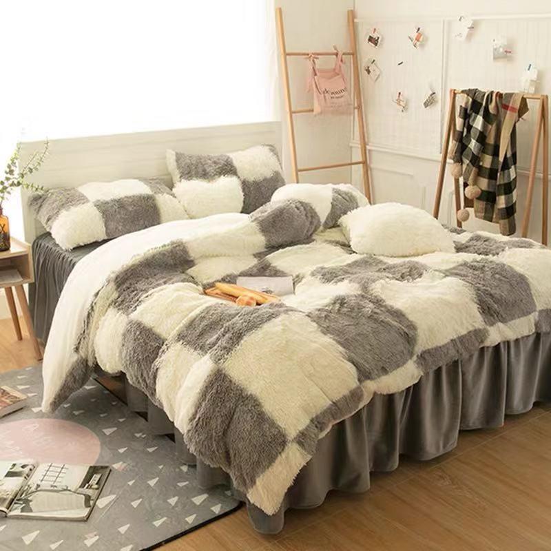 寝具 カバー ベッド用品 布団カバー 枕カバー シーツ 3-4点セット 大人気 発熱 暖かい B115 | 