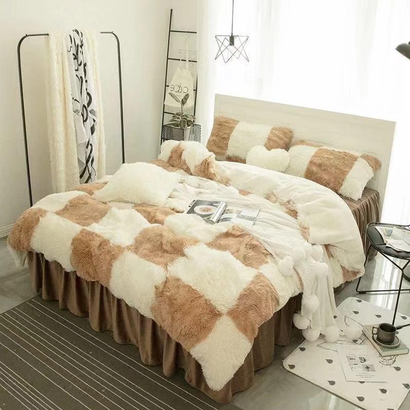 寝具 カバー ベッド用品 布団カバー 枕カバー シーツ 3-4点セット 大人気 発熱 暖かい B115 |  | 01