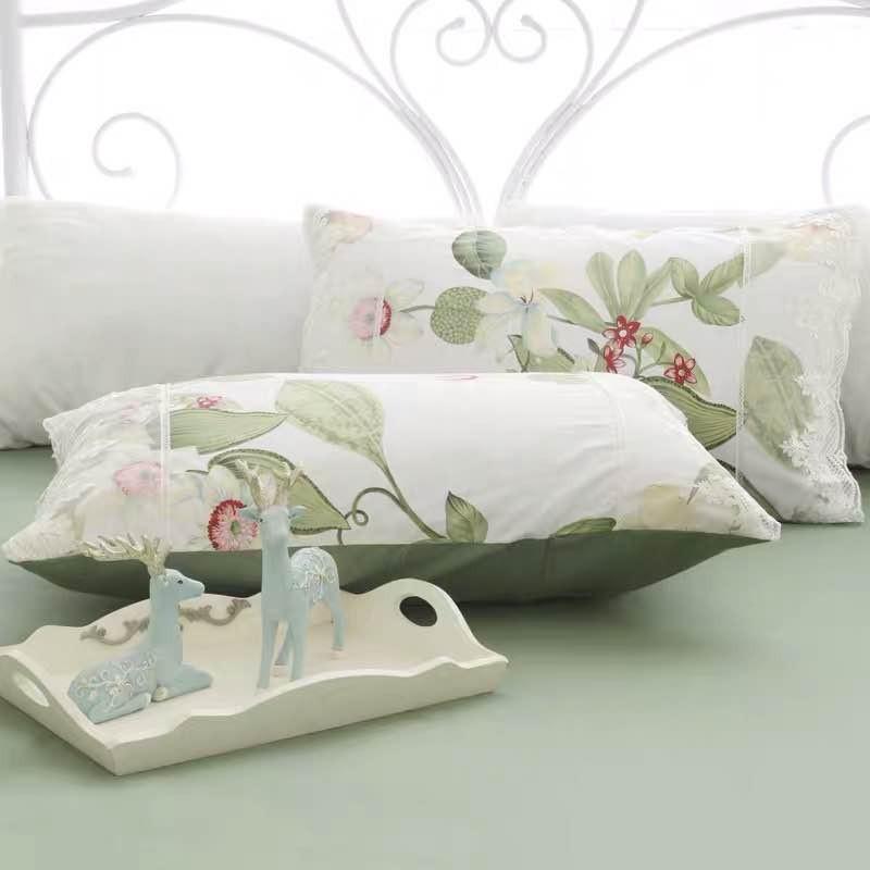 寝具 カバー 花柄 レース 新生活 ベッドルーム 一人暮らし B325 |  | 04