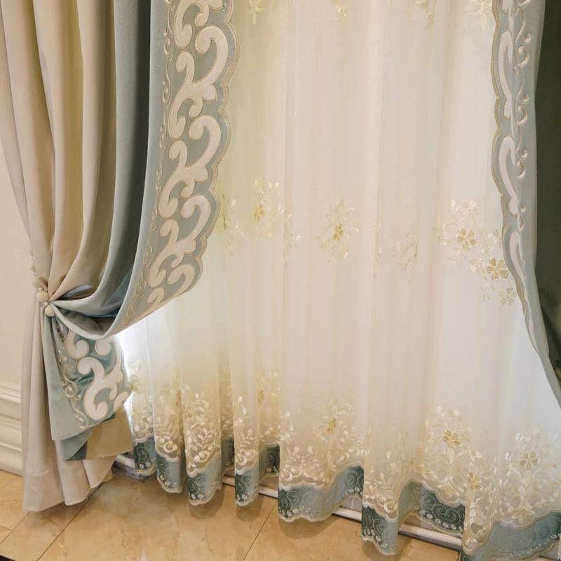 フリルカーテン 新生活 デザイン ユニーク ゴージャス カーテン CL001