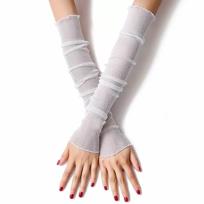 アームカバー レース ゴージャス カラー UVカット FS4 |  | 06