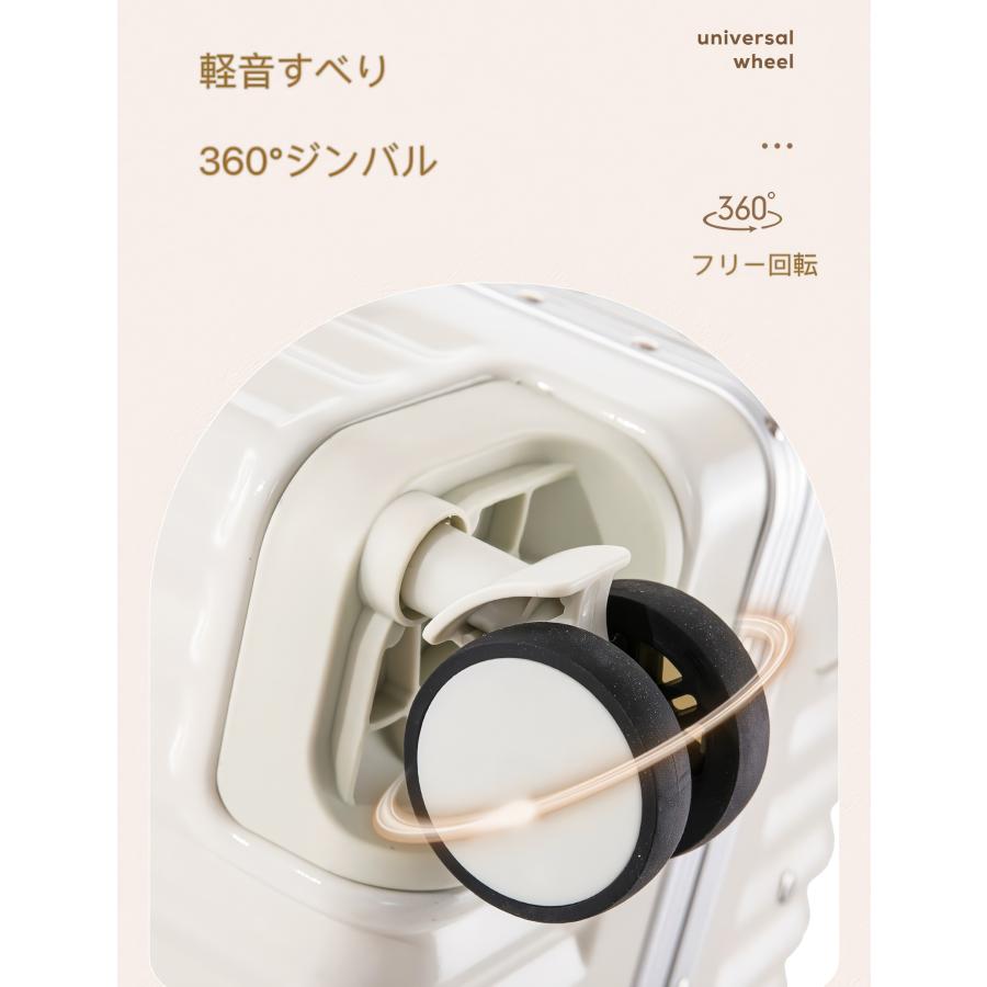 キャリーケース スーツケース 旅行 出張 耐衝撃 カップホルダー付き USBポート付き 多機能 360度回転 ロック付き 静音 超軽量 ビジネス おしゃれ スーツケース |  | 07